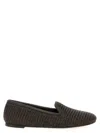 Brunello Cucinelli Raffia Braided Ballet Flats In Brown