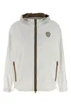 Brunello Cucinelli Precious Trims Casual Jackets And Parka White