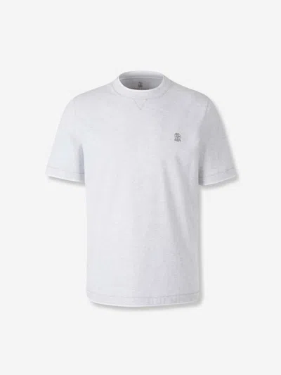Brunello Cucinelli Premium Cotton T-shirt In White