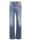Brunello Cucinelli Straight Leg Trousers Belt Loops In Blue