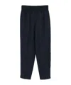 Brunello Cucinelli High-waist Wide-leg Tailored Trousers In Black