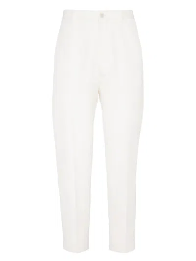 Brunello Cucinelli Pressed-crease Trousers