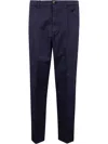 Brunello Cucinelli Pressed-crease Trousers In Blue