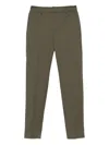 Brunello Cucinelli Pressed-crease Trousers In Green