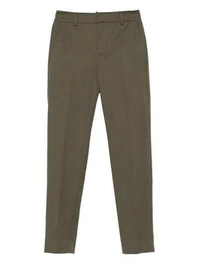 Brunello Cucinelli Pressed-crease Trousers In Green