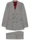 Brunello Cucinelli Men Price Of Wales Suit In Black