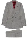 Brunello Cucinelli Men Price Of Wales Suit In Black