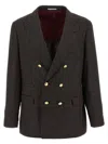 Brunello Cucinelli Prince Of Wales Blazer In Multi