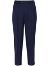 Brunello Cucinelli Prince Of Wales Check Trousers In Blue