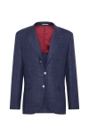 BRUNELLO CUCINELLI BRUNELLO CUCINELLI PRINCE OF WALES DECONSTRUCTED BLAZER