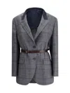 Brunello Cucinelli Prince Of Wales Pattern Blazer