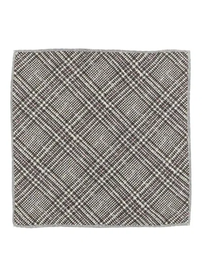 BRUNELLO CUCINELLI PRINCE OF WALES POCKET CLUTCH BAG