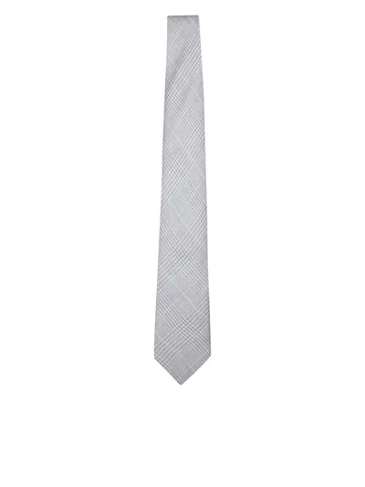 Brunello Cucinelli Prince Of Wales Red/white Tie