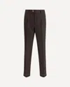 Brunello Cucinelli Prince Of Wales Trouser In Brown