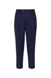 Brunello Cucinelli Prince Of Wales Check Trousers In Blue