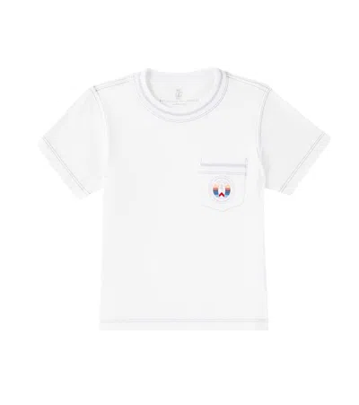 BRUNELLO CUCINELLI PRINTED COTTON JERSEY T-SHIRT
