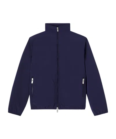 Brunello Cucinelli Printed Jacket In Blue