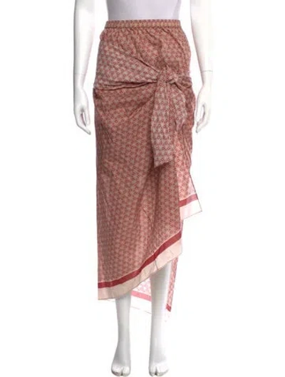 Pre-owned Brunello Cucinelli Printed Midi Length Skirt