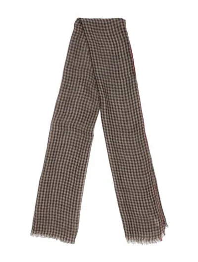 Pre-owned Brunello Cucinelli Printed Scarf In Green