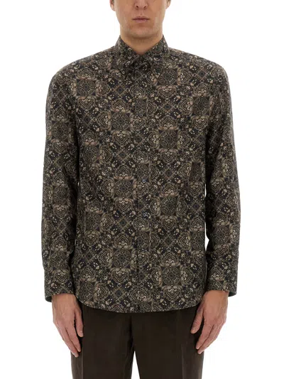 BRUNELLO CUCINELLI PRINTED SHIRT