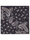 BRUNELLO CUCINELLI PRINTED SILK POCKET SQUARE