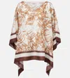 Brunello Cucinelli Printed Silk Top