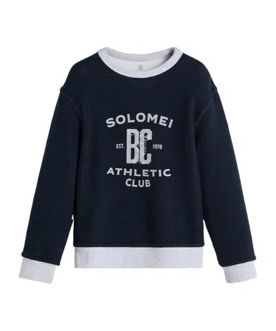 Brunello Cucinelli Printed Sweatshirt In White