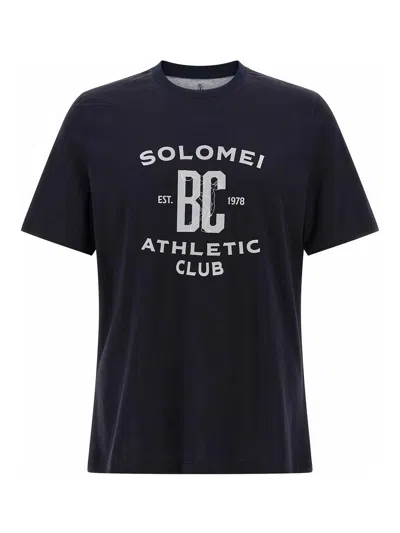 BRUNELLO CUCINELLI PRINTED T-SHIRT