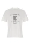 Brunello Cucinelli Crew Neck Graphic Print Short Sleeves T-shirt In White