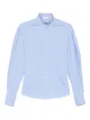 Brunello Cucinelli Puffed Sleeve Blouse In Blue