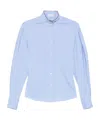 Brunello Cucinelli Puffed Sleeve Blouse In Blue