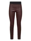 Brunello Cucinelli Pull-on Leather Trousers
