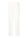 Brunello Cucinelli Pull On Trousers In White