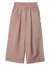 Brunello Cucinelli Pull-on Wide-leg Trousers In Pink