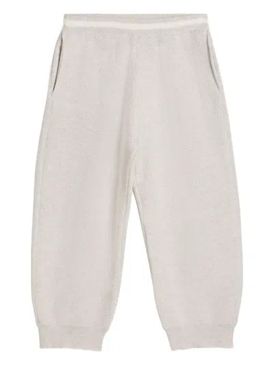 Brunello Cucinelli 拉链羊绒长裤 In Neutral