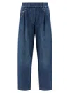 Brunello Cucinelli Pull-up Jeans In Blue