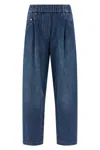 Brunello Cucinelli Pull-up Jeans In Blue