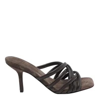 Brunello Cucinelli Pumps Sandals In Brown