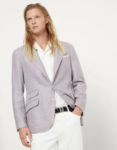 Brunello Cucinelli Purple Linen Clothing