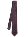 Brunello Cucinelli Necktie With Jacquard Pattern In Pink