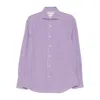 Brunello Cucinelli Gingham-check Shirt In Purple