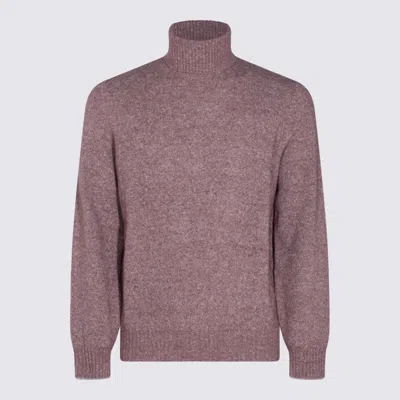Brunello Cucinelli Purple Wool Knitwear In Cipolla