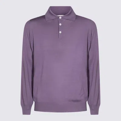 Brunello Cucinelli Purple Wool Knitwear In Iris