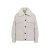 Brunello Cucinelli Quilted Down Coat In White