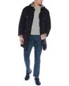 Brunello Cucinelli Quilted Padded Shell Hooded Down Parka In Blue