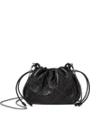 Brunello Cucinelli Nappa Leather Mellow Mini Bucket Bag In Black
