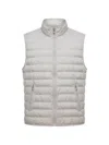 Brunello Cucinelli Quilted Gilet In Gray