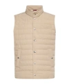 Brunello Cucinelli Lightweight Down Jacket Jackets Beige In Neutral