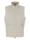 Brunello Cucinelli Quilted Vest In Water-repellent Technical Fabric