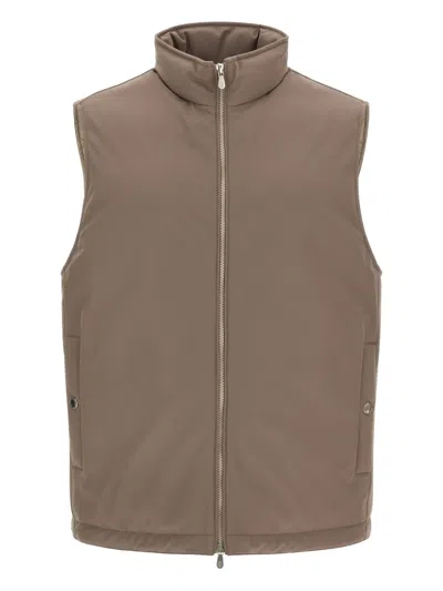 BRUNELLO CUCINELLI QUILTED HIGH-NECK VEST